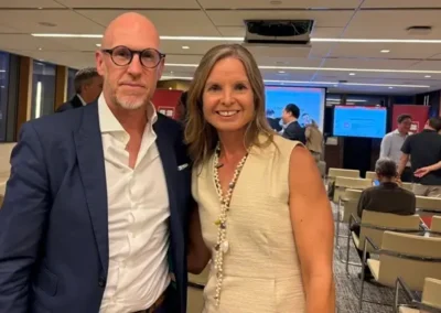 Gordon Watson and Karen Seymour at the Impact Through Flourishing Event